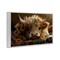 Stupell Industries Adorable Flower Bedecked Cattle Framed Giclee, design by Momart